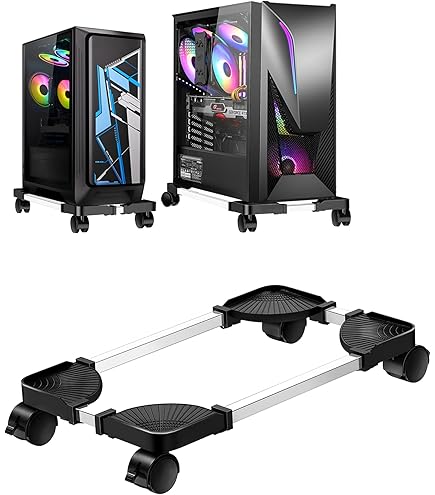 Support tour PC sous bureau réglable - Supports d'écran | France