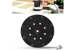 MOGRQAP Disco de lijado de 150 mm, placa de lija de 150 mm compatible con RO1 RO2E RO150E ES150 ET2 ETS 150 LEX 150 LET WTS 150 Rotex 150 RO 150 EQ Disco de lijado duro lijadora orbital