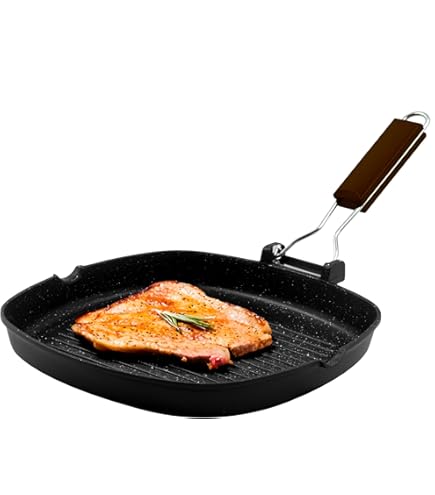 Sarten Tostadora Asador Lifestyle Para Inducción (22x22cm) Negro