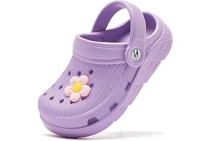 HOBIBEAR Unisex Kinder Classic Clogs Mädchen Jungen Bdeschuhe Gartenschuhe Hausschuhe atmungsaktive Sandalen