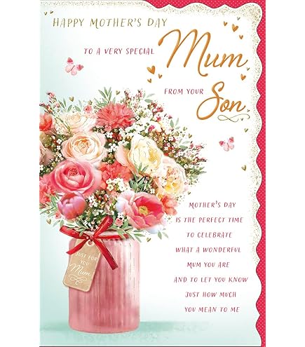 Boy Mom Card | Happy Mother's Day Card | Mom's Boy Card | Son Love | Mom You Are Amazing | Thank - View #11