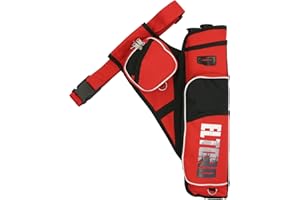 ‎ELTORO elToro Sys² - Seitenköcher inkl. Röhren und Gürtel; Zubehör beim Bogenschießen, Bogensport, sicherer Transport von Ihren Pfeilen; Pfeil und Bogen Sport