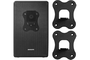 Aokicase Compatible with Samsung/SWA-9500S/XZ Speaker Holder Wall Mount SWA-9500S/XZ Speaker Stand Bracket Accessories Rack, Bracket for Home Speaker Systems (Black) 2 Pieces