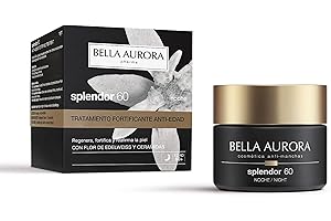 BELLA AURORA - Splendor +60 Crema de Noche, Tratamiento Fortificante Antiedad, Activos Última Generación y Extractos Naturales