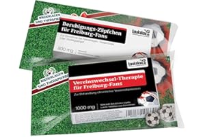 ‎LIGAKAKAO Beruhigungs-Zäpfchen® für Freiburg Fans | Lakritz-Zäpfchen für FREIBURG Fans zur Einnahme bei Niederlagen, Gegentoren & Abstiegsangst | Mehr verrückte Männer Geschenk Fanartikel über „Farbe“