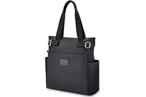 ISEYOU Borsa Tracolla Donna Grande, Tote Bag con Cerniera, Borse Donna a Mano in Nylon Leggero, Tessuto Oxford Impermeabile Shopper con Tasche Multiple, per Shopping Viaggi Lavoro Università