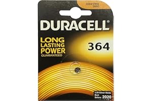 4x Duracell 364 1.5v Silver Oxide Watch Battery Batteries SW621SW D364 V364 SR60