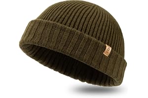 TOP-EX XL/XXL 100 % merinoull fiskareman, beanie, trawler, beanie, män, kvinnor, vintermuett, stickad mössa