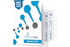 AffinityDNA Paternity DNA Testing Kit - 99.99% Accurate Genetic Swab Test | 21 Loci Paternity Home DNA Test Kits for Father and 1 Child | Results in 4 Working Days | A Complete Kit with No Extra Fees