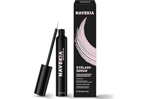 Navekia Siero ciglia 2025 Pro – 2 Peptidi chiave + Nuova tech bio-enzima | Scient. provato: Aumenta lunghezza/densità ciglie | Gentile per occhi sensibili, vegano, senza test animali