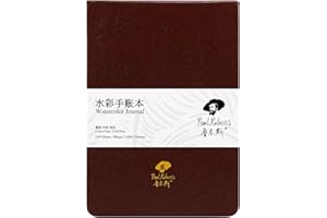 Paul Rubens Watercolour Journal, 100% Cotton Acid-Free Cold Press Watercolour Sketchbook 13 x 18.5 cm, 140lb/300gsm,20 Sheets for Watercolours, Gouache, Acrylics