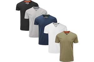 Charles Wilson Pack de 5 T-Shirts Unis à Col V