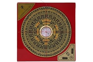 Sharplace 5.91 Pouces Feng Shui Lo Luo Pan Tool Lucky Ancient Chinese Decor