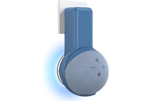 Maxonar Support Mural pour Dot 4th génération - Accessoires d'économie d'espace pour Haut-parleurs intelligents Dot Accessoires intelligents Dot avec Gestion des câbles intégrée Cache Les câbles