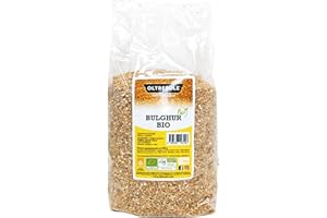 Oltresole - Bulghur Italiano Biologico 1 Kg - Cereale Integrale di Grano Duro, Grano Spezzato, Ideale per Preparare Tabuleh e Piatti di Cucina Mediorientale, Formato Famiglia