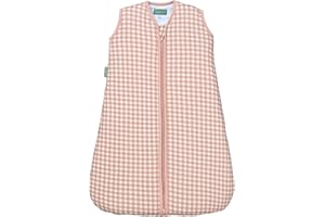 MOLIS & CO molis&co - Saco de Dormir para bebé 2.5 TOG - 70 cm (0-6 Meses) - Saco Dormir Bebe Invierno (Unisex) - 100% algodón (Oeko-Tex 100) - Acolchado, Suave y Cálido - Dusty Rose