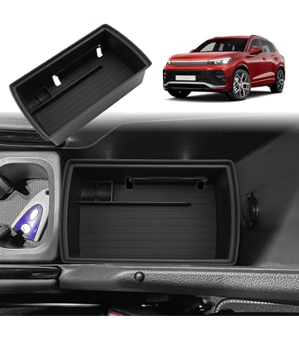 Organisateur GAFAT Pour écran 15" Tiguan 3 (2024-2026) - Rangez Votre Console Centrale !