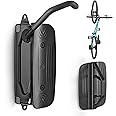 monTEK Swivel Bike Wall Mount, Bike Hangers for Garage, Wall Mount Bike Rack, Space Saving Sturdy Wall Bike Rack, Vertical Bike Rack Holds Up to 66 lbs - Bike Storage Rack for Garage, Black
