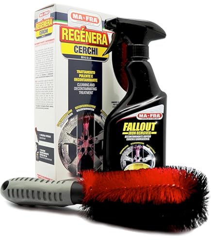 Kit Pulizia Cerchioni BMW Originale - Detergente Alcalino 500 Ml + Spazzola - Per Cerchioni In Lega E Acciaio