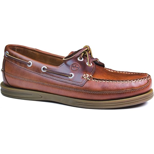 Orca Bay Augusta Men's Leather Deck Shoes - Handcrafted Boat Shoes With Non-Slip Sole-486667