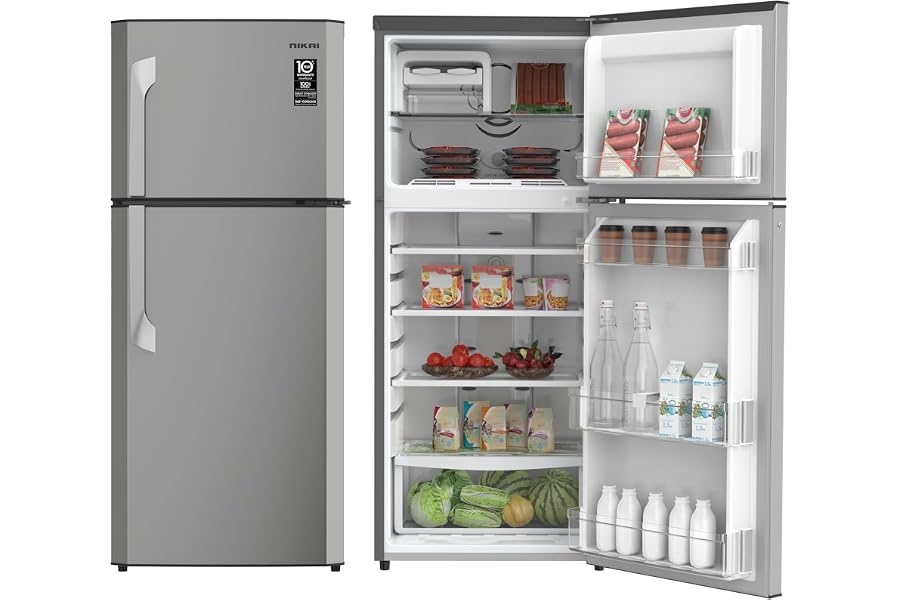 Nikai 500L Double Door Refrigerator