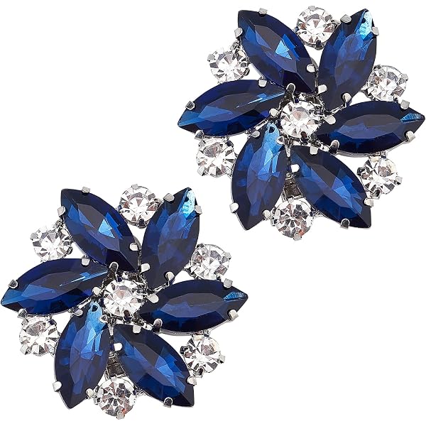 Clip Scarpe Con Strass Cristallo Rimovibili – Fibbie Decorative A Fiore Per Décolleté, Sandali, Stivali E Borse – Accessorio Moda Elegante, Regalo Perfetto