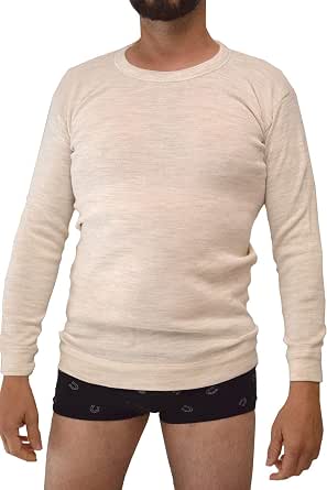 BODYPERFECT Maglia Intimo Uomo Corpo in Misto Lana Pesante Manica Lunga  Intimo Invernale : Amazon.it: Abbigliamento
