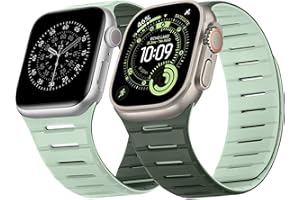 Dolstrap Double Sided Reversible Magnetic Bands Compatible with Apple Watch Band 49/46(S11/10)/45/44/42mm, Magnetic Breathable Bracelet for iWatch Ultra 3/2/1 SE3/2/1 Series 10 9 8 7 6 5 4-1