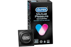 Durex Mutual Pleasure Condoms Designed for Him & Her- 10 Pieces
