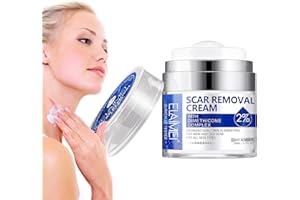 UOCASI Scar Removal Cream, Scar Remover Treatment Butter, Skin Repair Cream for New and Old Scars - Effectively Repair Face Skin,Acne Scars, C-Section, Burns, Cuts, Stretch Marks, Surgical Scars (50ML)