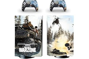 Supreme Skinz Autocollant en vinyle compatible avec console PlayStation 5 et 2 manettes – Autocollant en vinyle Call of Duty Warzone