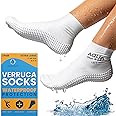 Aquasafe Guardsocks Kids Waterproof Verruca Socks – 100% Latex Swim Socks – Non-Slip Beach Shoes for Hygiene & Pool Safety – Protective Socks for Swimming