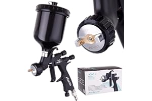 KASTOR Pistolet à Peinture de Pulvérisation Nova 1 AUARITA HVLP Buse 1.4mm Black