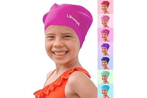 ‎LIMMYS Limmys Schwimmkappe für Kinder – Aus 100 % Silikon – Für Lange Haare – Weich, Dehnbar & Bequem – Entwickelt für Langlebigkeit & Knotenfreies Tragen