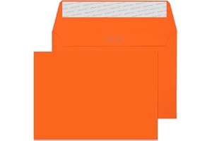 Blake Colour 114 x 162 mm 120 Gsm Plånbok Peel And Seal 15105 Pumpa Orange, Förpackning Med 500