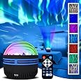 Northern Night Light Projector Galaxy Projector, Star Projector with Remote Control, RGB Dimmable Kids LED Projection Lamp with 7 Light Effects, Lights for Bedroom, Playroom Teen Girl Gift
