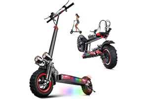 MIWEN 12OOW Patinete Electrico Adultos Plegable E-Scooter - 45-55km Autonomía, 11" Neumáticos Todo Terreno Patinetes Eléctricos Todoterreno, IPX5,Doble Frenos & Suspensión, 3 Modos Velocidad, Carga 150 kg
