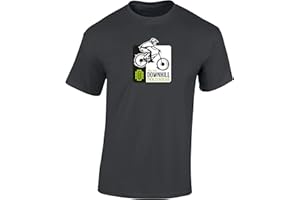 BADDERY Maglietta da Bicicletta per Bambini : Bikes of The World Organize ! - Idea Regalo Bambino Bambina - T-Shirt Ciclista - Camicia Bici MTB Velo Mountain-Bike - Sport Maglia Ciclismo