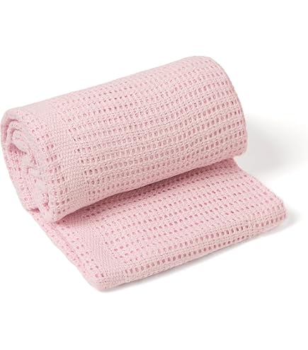Doudou in mussola di cotone a quadri - Rosa polvere/quadretti vichy