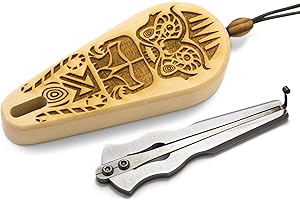 Oberton Pro Guimbarde Belyatur - Instrument à bouche sonore profond avec son riche et harmonique - Étui Shamanic