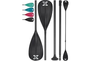 ‎ZLX ZLX SUP Paddel Stand Up Paddle Zubehör, 3 oder 4 Abnehmbaren Teilen, Verstellbares Paddle Board mit Glasfaser Blade Perfekt für Surfen, Schwimmen und Wassersport Vergnügen