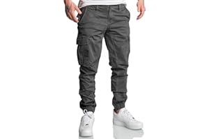 REPUBLIX Herren Jogger Cargo Chino Jeans Hose R2207