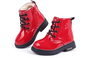 Hoylson Stivaletti Bambina Stivali Bambina Invernali Scarponcini Pelle Bambina Caldi Tronchetto Bimba Ragazza