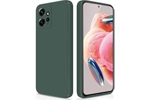 GiiYoon Funda para Xiaomi Redmi Note 12 4G, Case de Silicona Suave de TPU Carcasa Protector de Goma Fexible Prueba Liviano y a Delgado de Golpes Antirrayas para Teléfono Xiaomi Redmi Note 12 4G(Verde)