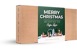 GROWER'S CUP Christmas Coffee Gifts for Men & Women - 10 of the World's Finest Single Estate Specialty & Organic Coffees | Perfect Secret Santa Gift Set Idea for Him & Her | Brew & Enjoy Anytime, Anywhere