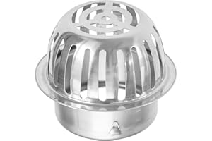 YSTJKD Protection De Feuilles Descente Protection De Feuilles De Gouttière Crépine De Descente Grille De Gouttière Gouttière De Filtre à Pluie Edelstahl Für Dachrohre Laub Verschmutzung Moos