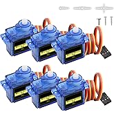 Micro Servo Motor Kit Binghe 6 Stück 9G Micro Servo Motor Mini Micro Servomotor RC Servo RC 9G Micro Servo für klein RC Hubsc