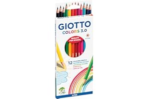 GIOTTO Colors 3.0 Astuccio di 12 matite colorate