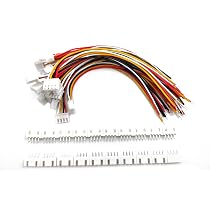 JST XH2.54 Stecker-Set – 4-polig, Mit 20 Cm Kabel, 20 Sets | Für Elektronik, Modellbau & Mehr