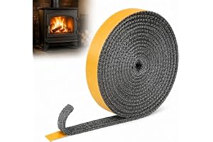 Självhäftande kaminriktning, 3 x 10 mm x 3 m, ugnstätning upp till 550 °C (4 m)